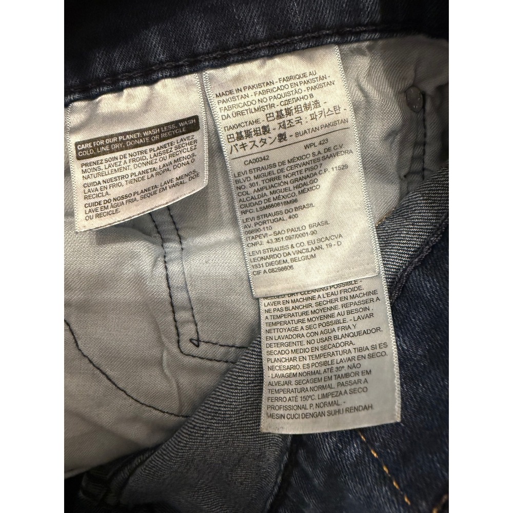 Levi's 541 Athletic Taper Mens Dark‎ Wash Blue Denim Jeans W34 L30 18181-0525 - Picture 5 of 8